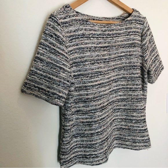 Loft Boucle Rainbow Speckled Tweed Top - Picture 5 of 12